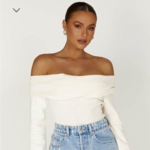 Meshki Marlisa Top NWT cream sz M